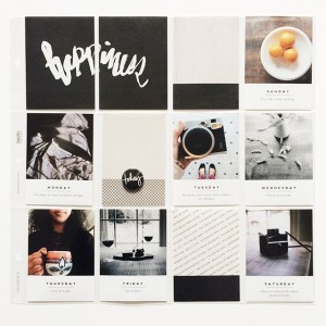 Happiness Project Life Layout - Azzari Jarrett
