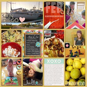 Project Life Feb WK1