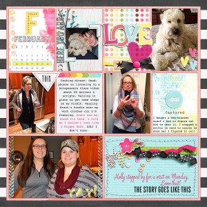 2015 Project Life Week 8 (Left Side)