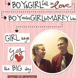 save the date example A