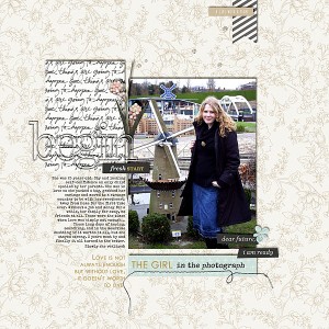The girl in the photograph