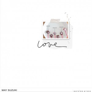 love | digital layout