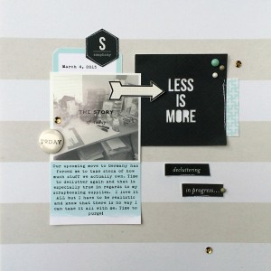Less is more