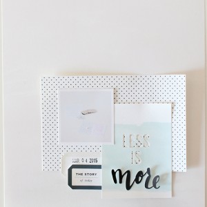 LESS IS more