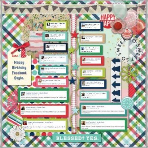 Birthday Wishes and Scraplift