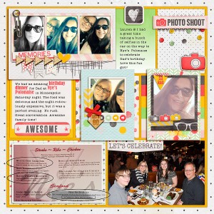 2015 Project Life Week 10 - Right Side