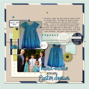 hand-made Easter dresses