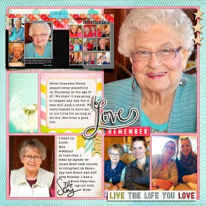2015 Project Life Week 11 (right side)