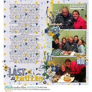 Last birthday