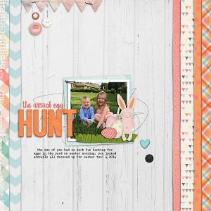 the annual egg hunt