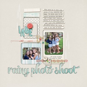Rainy photo shoot- I A & E