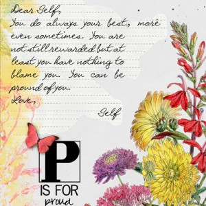 P is for Proud