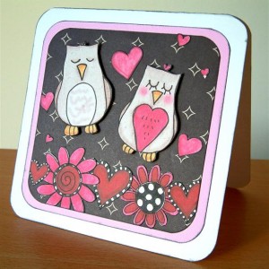 Lovebirds Hybrid Card