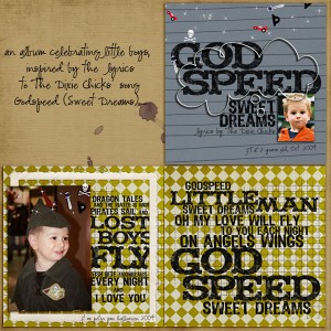 Godspeed Album Cover and Pages 1-2