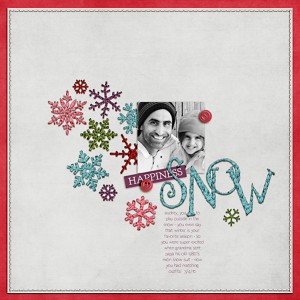 snow happiness