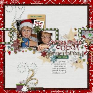 christmas cocoa and gingerbread