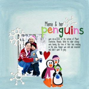 Mama and her Penguins
