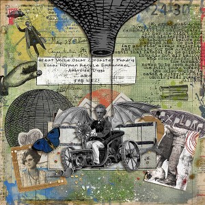 Cock n Bull Art Journal Challenge #1