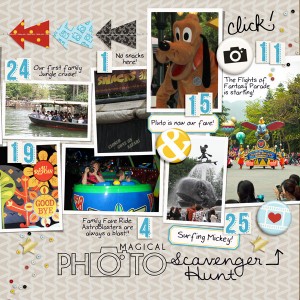 disney scavenger hunt