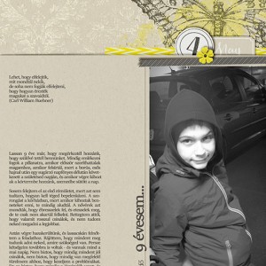 At age 9