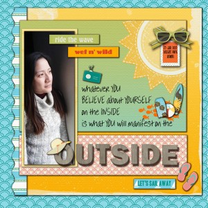 Outside
