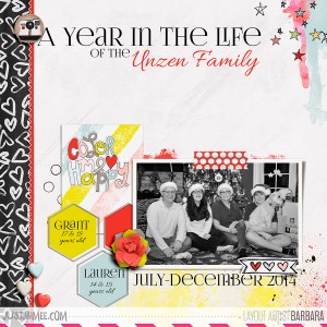 2014 Family Album Cover (July-December book)