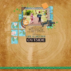 outside