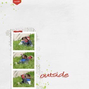 Outside