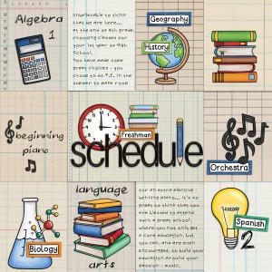 Freshman Schedule