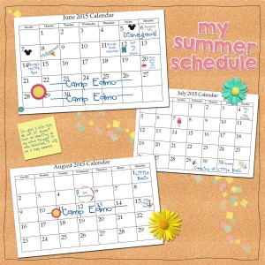 Summer Schedule