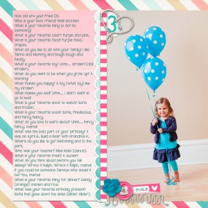 Interview with a 3 year old