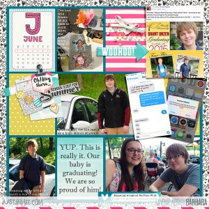 2015 Project Life Week 23 Left Side