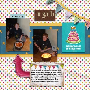 13th Birthday Cake