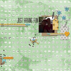 just having fun