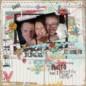 just being us