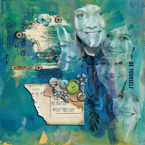 Sissy Sparrows- The Paper Swan kit, brads and overlays