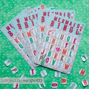 Mermaid Bingo - Preschool Enrichment Activity
