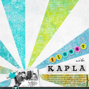 Flower with Kapla