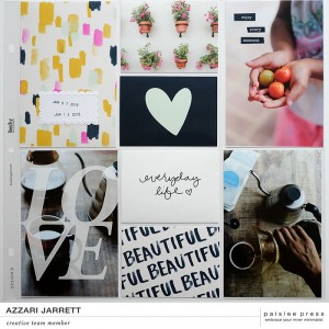 Paislee Press Joie de Vivre PL Layout