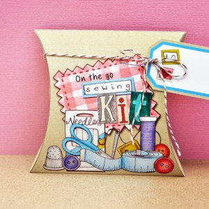 On the go sewing kit