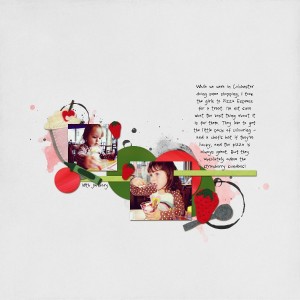 strawberry sundaes