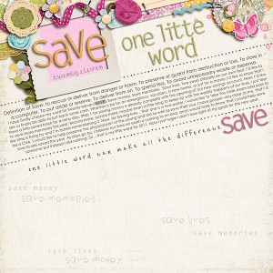 Save: One Little Word
