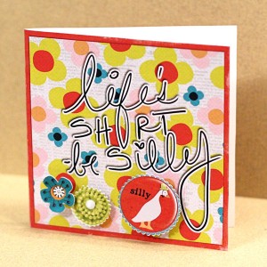 Be Silly card