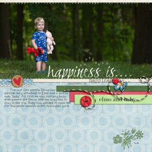 happiness is elmo and baby