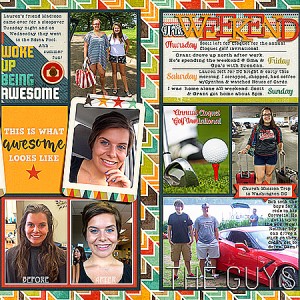 2015 Project Life Week 28 (24x12)