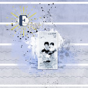 F is for FUN a la piscine