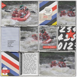 white water raft