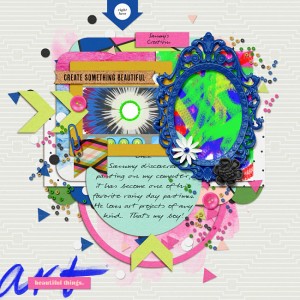 create something beautiful