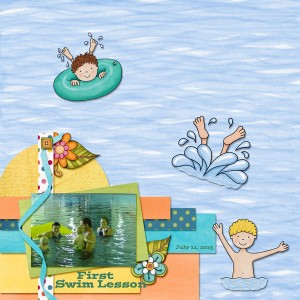 First Swimming Lesson
