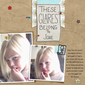 These Glares Belong To... right page